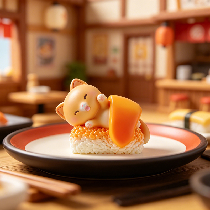 Figurine de dessin animé Sushi - Home Security Items avis et prix