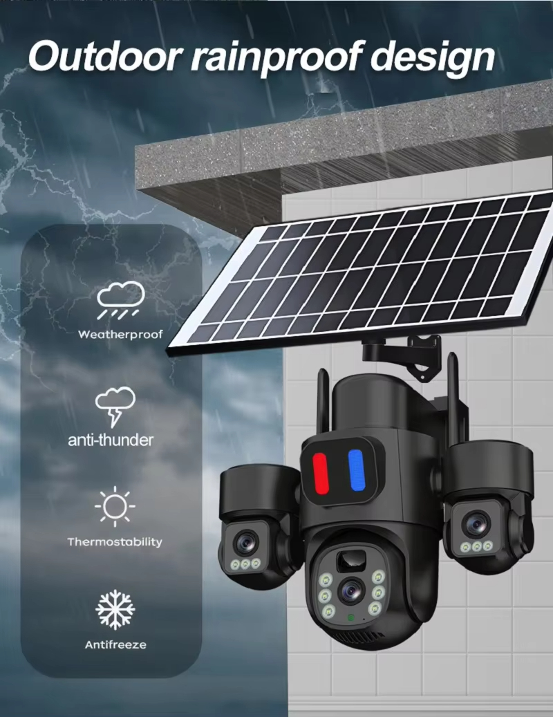 Caméra solaire PTZ WIFI extéri - Home Security Wifi Camera avis et prix