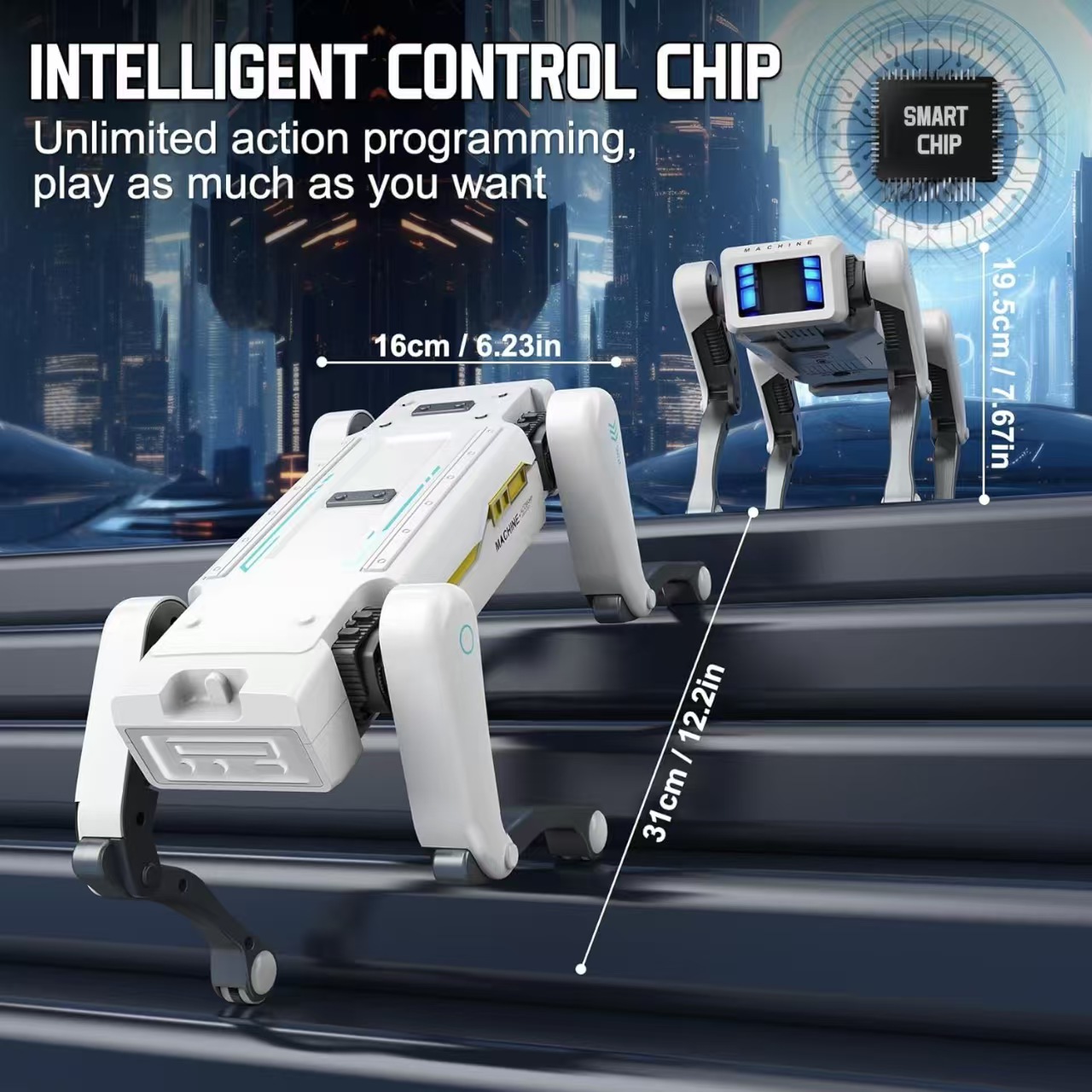 Robot chien intelligent IA tél - Home Security Robot avis et prix